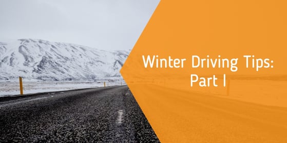 Winter Driving Tips: Part 1